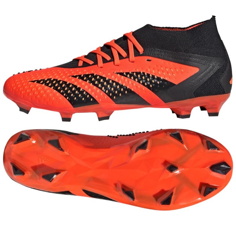 Scarpe da calcio Adidas Predator Accuracy.2 Fg M GW4587 arancia arance e rosse