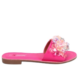 Seastar Pantofole con pietre colorate Estrada Fucsia rosa