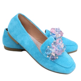 Mocassini con perline Deley Blue