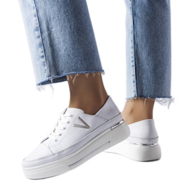 Vinceza Sneakers Vincez bianche leggere bianco