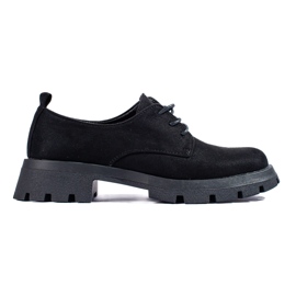 Scarpe nere con suola spessa di Shelovet nero