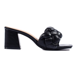 Sandali neri con tacco Shelovet da donna nero