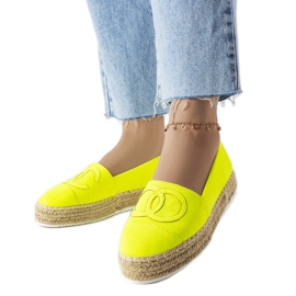 Espadrillas neon con plateau di Southfield giallo