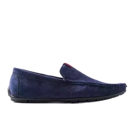 Venezia Mocassini da uomo blu scuro di Vinceza