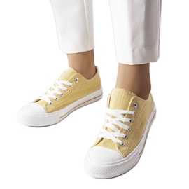 Sneaker Vignette color oro lucido d'oro