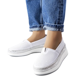 Scarpe traforate grigie di Noruega grigio