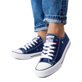 Sneakers classiche blu navy Big Star T274021403