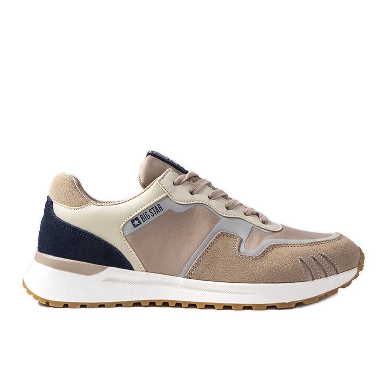 Sneaker Big Star in camoscio beige LL174123