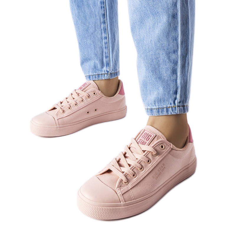 Sneakers in tessuto rosa di Big Star LL274095