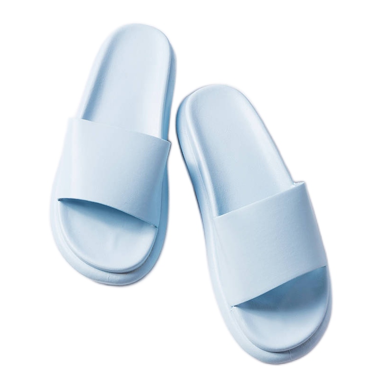 BM Pantofole blu Paquette sulla piattaforma