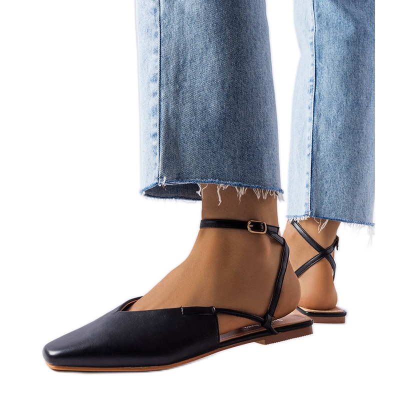 Sandali neri chiusi nero