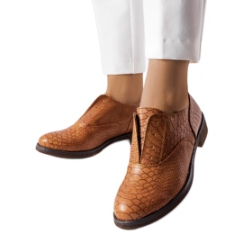 Scarpe marroni LS5379 Tortora marrone