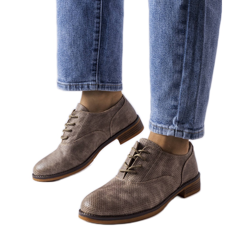 Grigio LS5379 Brogue tortora