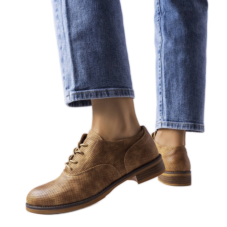 Scarpe marroni LS5379 Tortora marrone