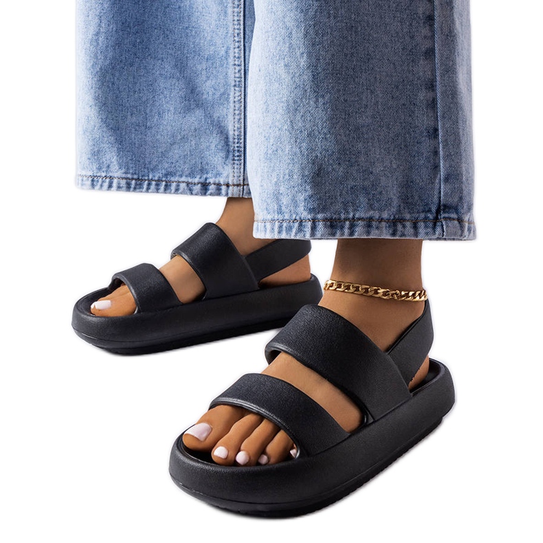 Sandali Émond neri nero