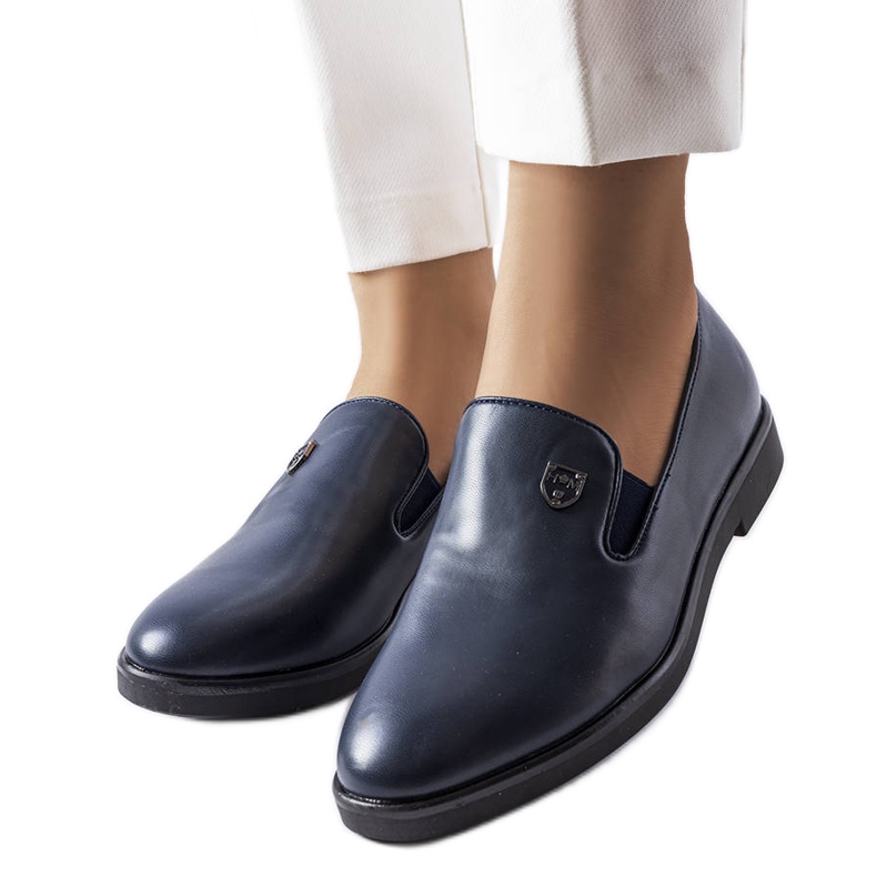 Scarpe Concord in tinta unita blu navy