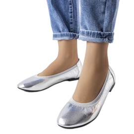 Ballerine argento metallizzato di Benson