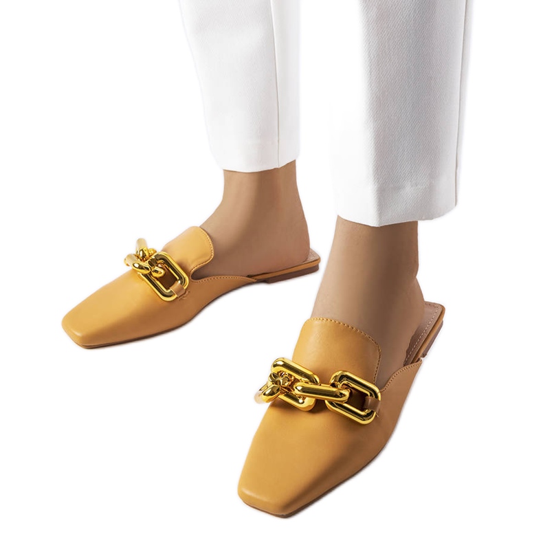 Ciabatte marroni con catena Hickory marrone