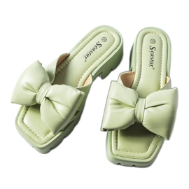 Seastar Pantofole verdi con suola da trattore di Bossé verde