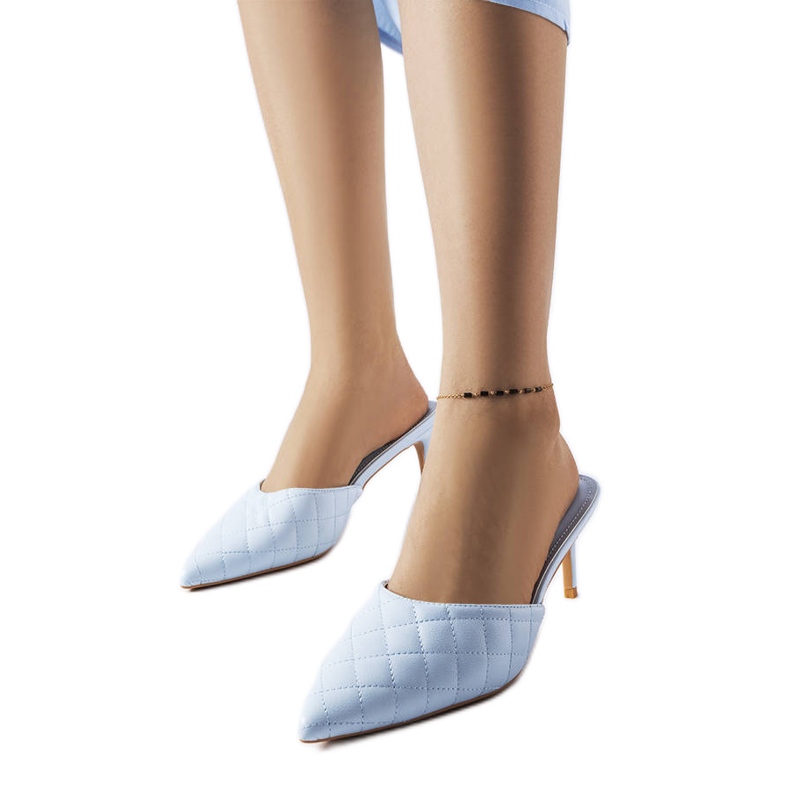 Infradito trapuntate blu di Lambert