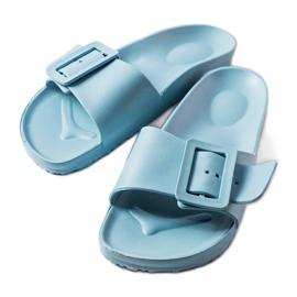 Cursori in gomma blu con fibbia di Nelm