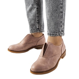 Francesina beige LS5379 Tortora