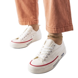 Scarpe da ginnastica bianche Roslyn bianca