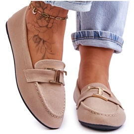 Mocassini Classic Slip On Carly Beige Chiaro