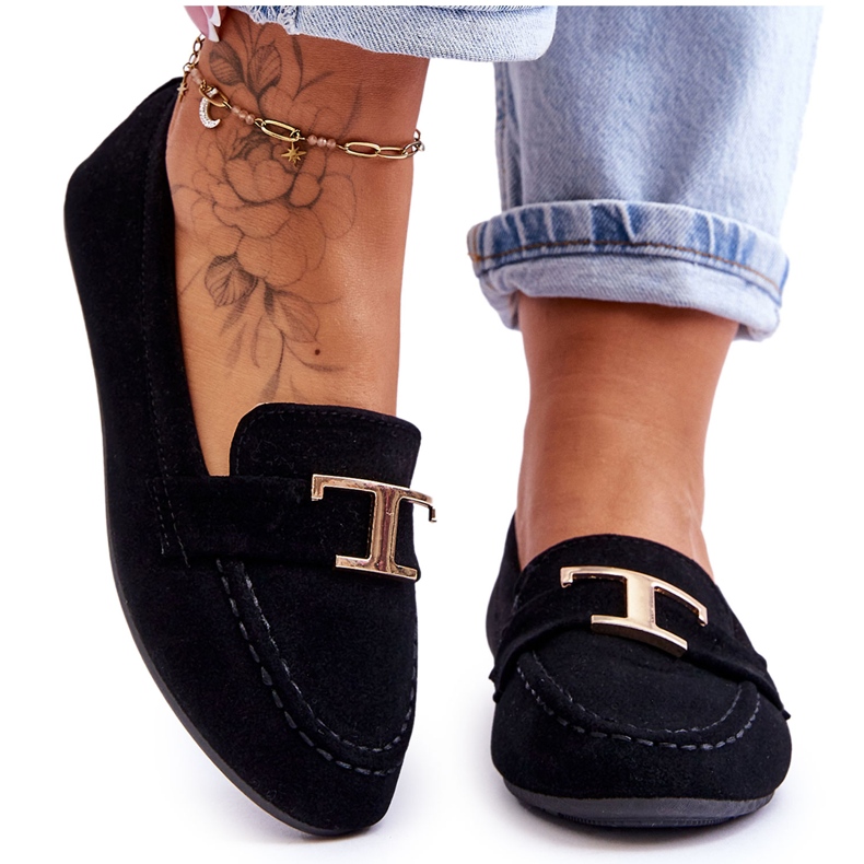 Mocassini slip-on classici Carly neri nero