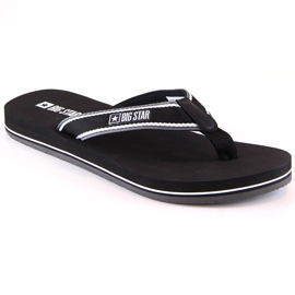 Infradito piatto nero Big Star JJ274A377
