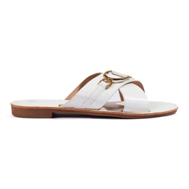 Pantofole Shelovet bianche da donna bianco