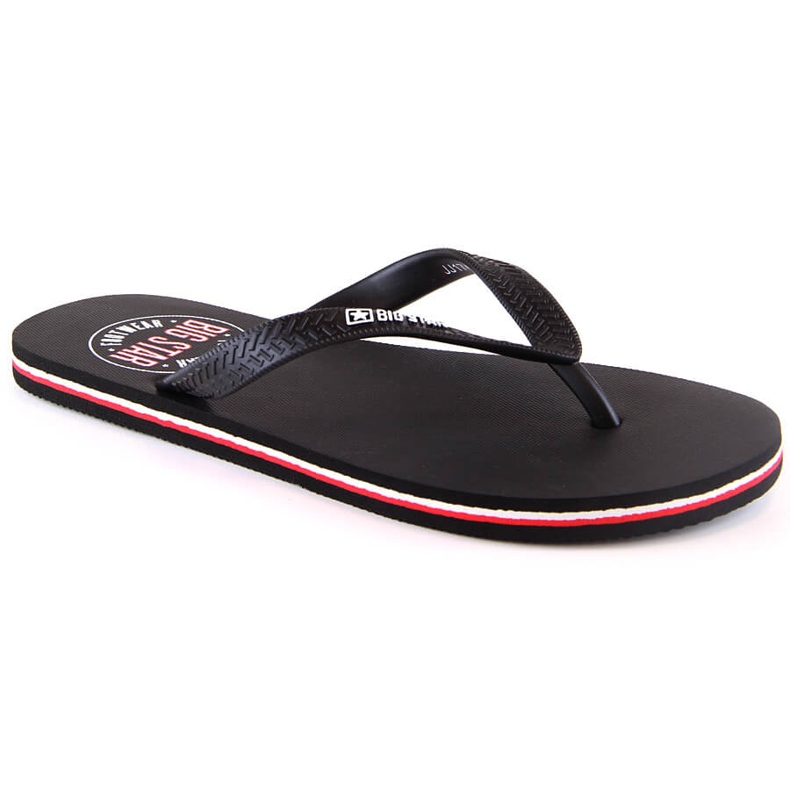 Infradito da uomo nere Big Star JJ174536 nero