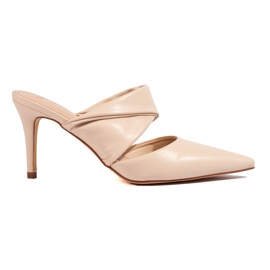 Sandali beige con tacco a spillo di Shelovet