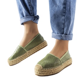 Espadrillas verdi decorate con goffratura Geoffrey verde