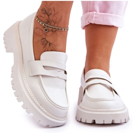 Mocassini slip on con plateau bianchi Riverside bianco