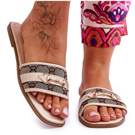 Tacchi piatti classici Beige Marlene