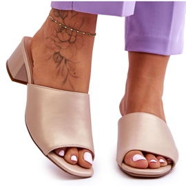 Ciabatte Eleganti Lisce Sergio Leone KL317 Beige