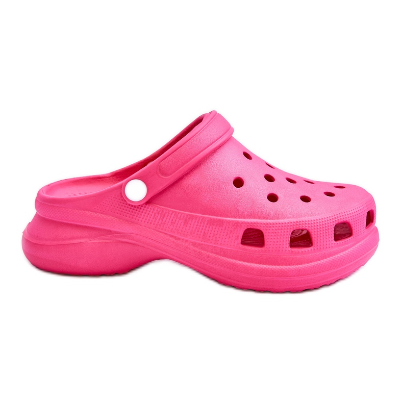PG2 Sandali Crocs in schiuma su una suola spessa Katniss rosa scuro