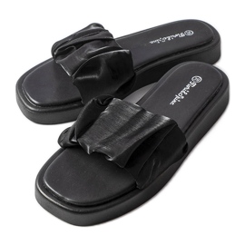 Ciabatte nere arruffate Boulevard nero