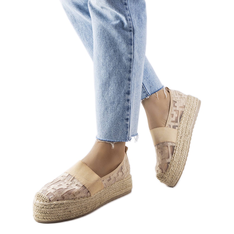 Espadrillas in rete rosa di Bateliers