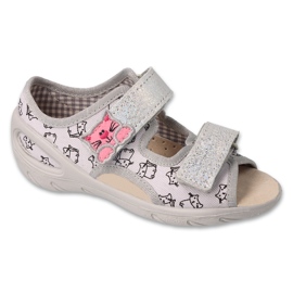 Scarpe per bambini Befado pu 065X196 grigio
