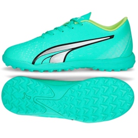 Scarpe da calcio Puma Ultra Play Tt Jr 107236 03 verde verde