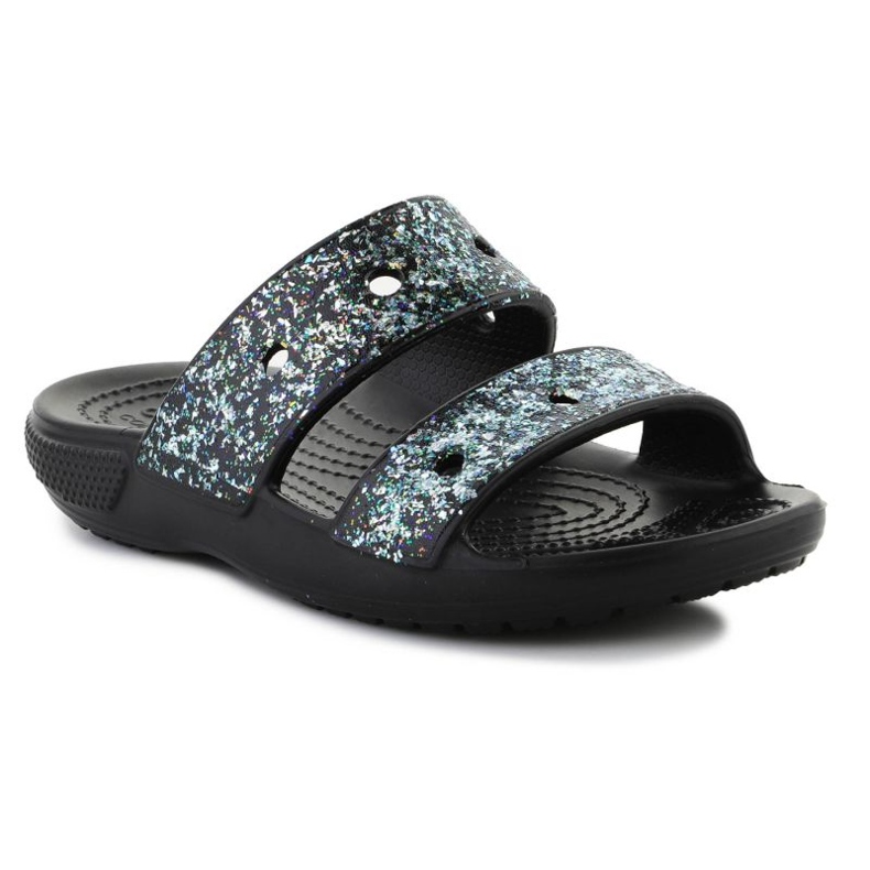 Infradito Crocs Classic Glitter Sandalo 207788-0C4 nero