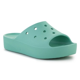Crocs Classic Platform Slide W 208180-3UG verde
