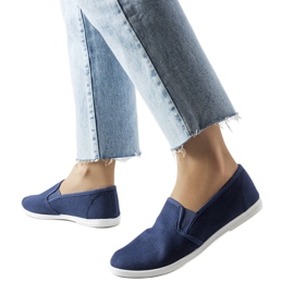 Sneaker in tessuto blu scuro di Quincy
