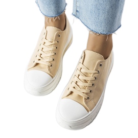 Sneaker beige con plateau di Hawthorne
