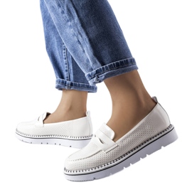 Scarpe traforate bianche di Bloomsburg bianco