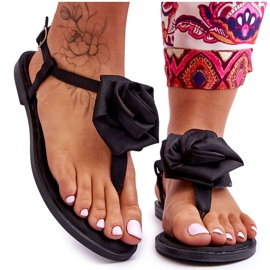 FS1 Infradito Donna Con Tessuto Rose Black Carisma nero