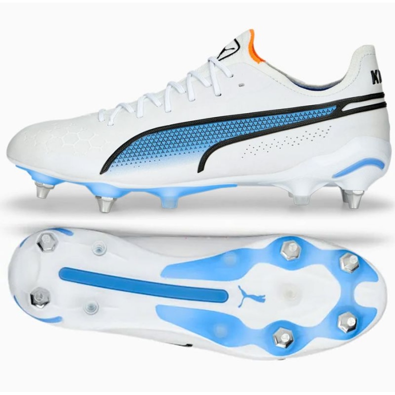 Scarpe Puma King Ultimate MxSG M 107098 01 bianca bianca