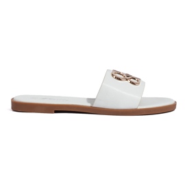 Pantofole da donna classiche bianche Shelovet bianco